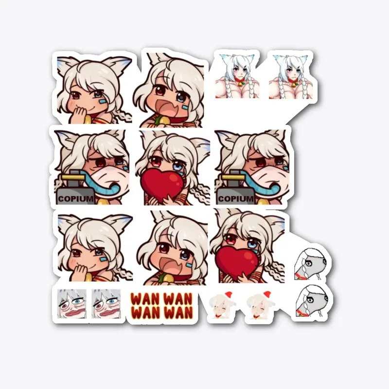 Die cut meatystickers